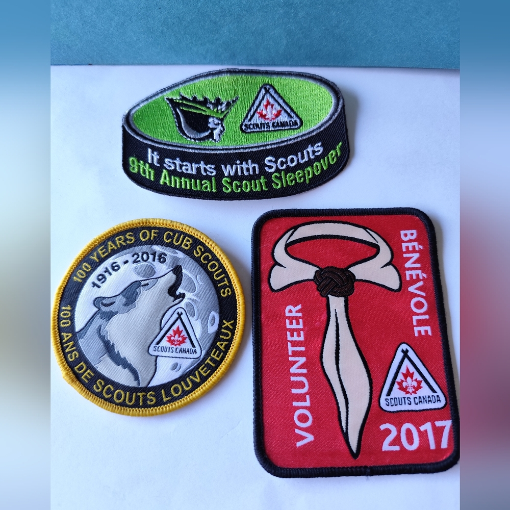 4/$50⭐️Scouts Canada Patch lot of 3